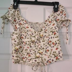 Abercrombie Floral Crop Top